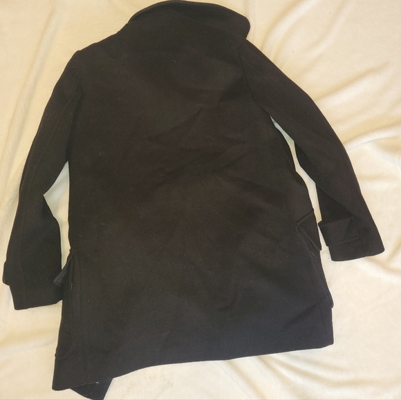 More & More Black Wool Blend Long Coat Size 38 Minimalist Quiet Luxury - Picture 7 of 7